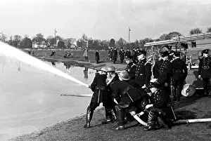 Nationalised: NFS - Home Office hose tests at Wimbledon, WW2
