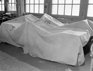 Sheeting: NFS (Salvage Corps) protective sheets, WW2