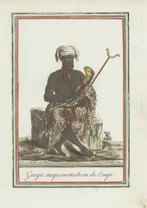 Sorcerer: Nganga or healer of the Kindgom of Congo