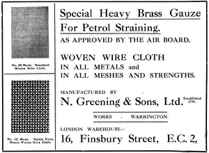Strainers: N.Greening Wire Gauze & Oil Strainers