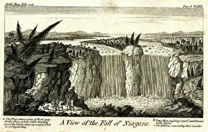 1751: Niagara Falls, America / Canada