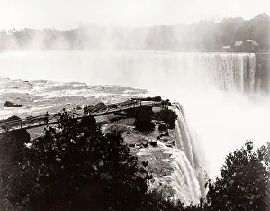 Niagara: Niagara Falls from the American side, c.1890