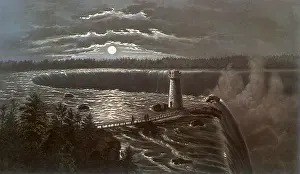 Niagara: Niagara Falls by Moonlight