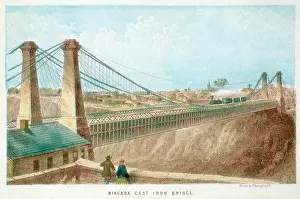 Roebling: Niagara suspension bridge (railway). Engineers