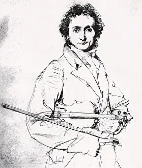 Niccolo: Niccolo Paganini, by Ingres