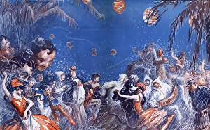 Masque: Nice Carnival by Webster Murray