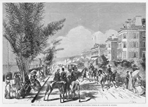 Anglais: NICE STREET SCENE 1881