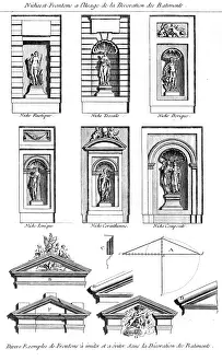 Pediments: NICHES CLASSICAL ORDERS