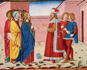 Predis: Nicodemus wise, Jew and Pharisee, visits to Jesus. Codex of