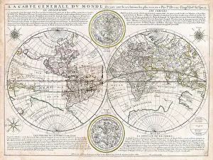 1661: Nicolas Berey, World Map, 1661