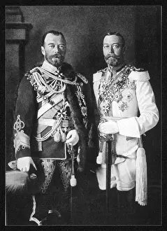 Tassel: NICOLAS II and GEORGE V
