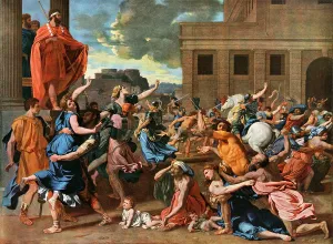 Poussin: Nicolas Poussin - The Rape of the Sabine Women