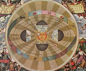 Heliocentric: Nicolaus Copernicus World System, 17th Century