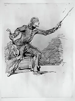 Paganini: Nicolo Paganini, sketch