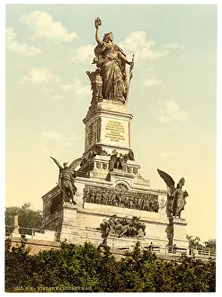 Niederwald: Niederwald Monument, the Rhine, Germany