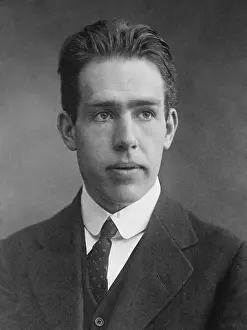 Bohr: Niels Bohr, Danish physicist as a young man, c