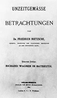 Meditations: Nietzsche, Friedrich, 15.10.1844 - 25.8.1900