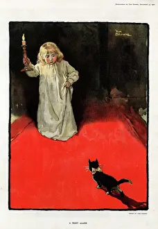 Supplement: A Night Alarm - girl and kitten
