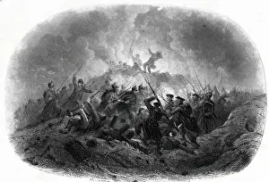 Inkermann: Night attack in the trenches, Battle of Inkermann, Crimea