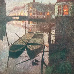Slanting: Night On A Canal, Ghent