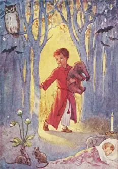 Bats: Night and Day – boy in his night clothes
