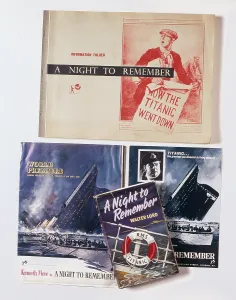 Lifebelt: A Night to Remember, book and film items