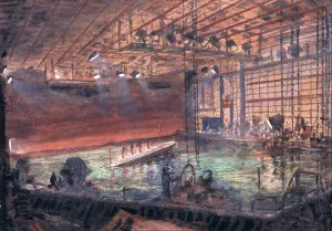 Shipwrecks: A Night to Remember, film studio scene