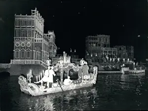 Bregenz: Night scene at 30th Bregenz Festival, Austria