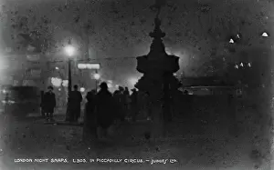 Ambiance: Night Scene at Piccadilly Circus