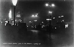 Hints: Night Scene in The Strand, London