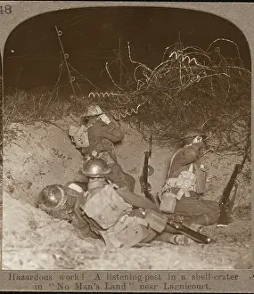 Uncomfortable: NIGHT IN A SHELL CRATER