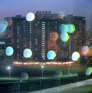 File: Night time Moscow, 1981