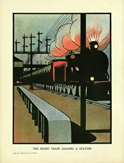 Semaphore: The Night Train Leaving a Station