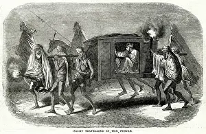Punjab: Night travelling in the Punjab 1857