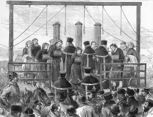 Nihilists: Nihilists executed in Russia, 1881