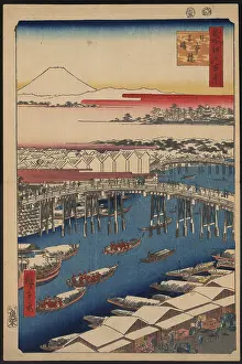 Nihon: Nihon bridge, clearing after snowfall