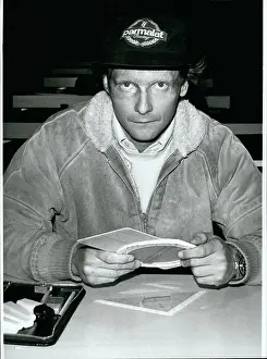 Lauda: Nikki Lauda, Formula 1 driver, in Munich, Germany