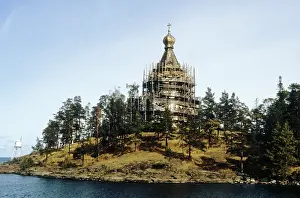 Isolated: Nikolsky Skete of Valaam Monastery under reconstruction