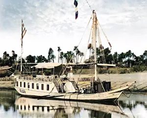 Rigging: Nile barge, Egypt