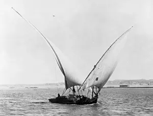 Dhow: Nile boat, 1926