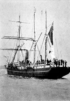 Whaler: The Nimrod returning from Antarctica, 1909