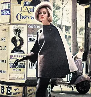 Nina Ricci cape coat 1961
