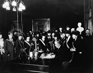Morrow: Nineteenth Amendment Signing
