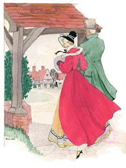 Doig: A nineteenth century couple in a village