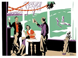 Sherwin: The Nineteenth Hole - Golfing scene