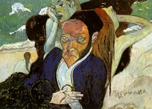 Nirvana: Nirvana - Portrait of Meyer de Haan, by Gauguin