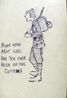 Abut: NIVER MIND ABUT LOOS WWI drawing