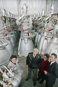 Technician: NK-33 liquid rocket engine