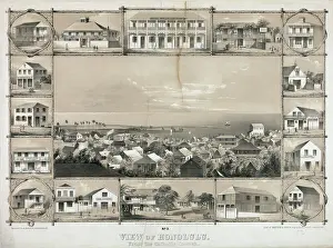 C1854: No. 3. View of Honolulu. From the Catholic church