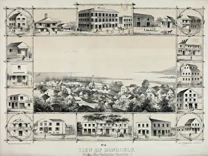 Watchmaker: No. 4. View of Honolulu. From the Catholic church